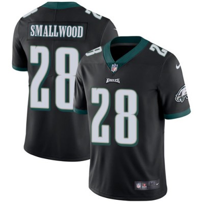 Nike Philadelphia Eagles #28 Wendell Smallwood Black Alternate Men's Stitched NFL Vapor Untouchable Limited Jersey Men's